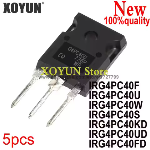 (5piece)100% New IRG4PC40F IRG4PC40U IRG4PC40W IRG4PC40S IRG4PC40KD IRG4PC40UD IRG4PC40FD G4PC40F G4