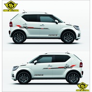 SUZUKI IGNIS GX CAR STICKER IGNIS SPORT SIDE BODYSUZUKI