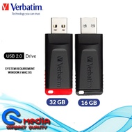 Verbatim New Slider USB 2.0 Thumb/Pen Drive/Pendrive 16GB/32GB/64GB
