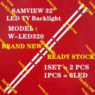 W-LED320 SAMVIEW 32" LED TV Backlight (LAMP TV) SAMVIEW 32 INCH LED TV WLED320 LED320