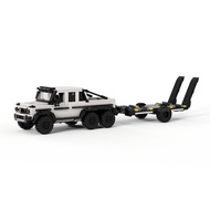 MOC Building Blocks Compatible Lego 85651 Mercedes-Benz AMG G63 6x6 and Trailer Model07141039 3X9I