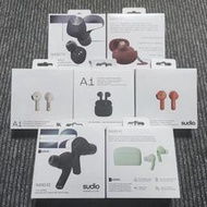 sudio e2/t2/a1真無線耳機入耳式主動降噪運動防汗水通話耳塞