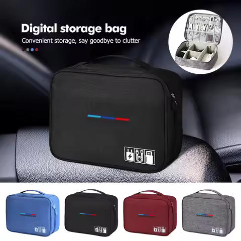 Car Portable Travel Data Charger Organizer Bag Storage For BMW E91 E92 E93 E60 F10 F30 E39 E36 E87 X