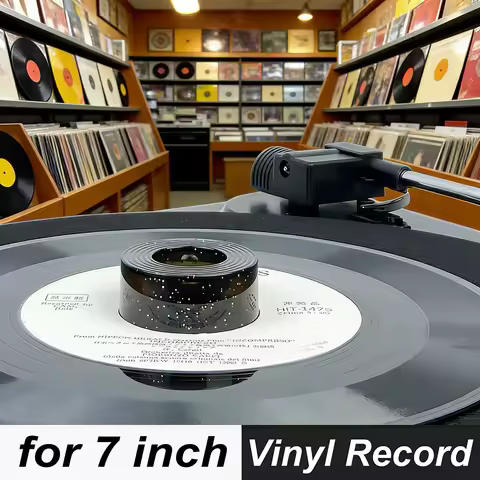 1Pcs Vinyl Record Dome Center Adapter Universal 45 RPM Turntable ABS Accessories for 7 Inch EP Recor