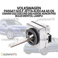 VOLKSWAGEN PASSAT GOLF JETTA AUDI A4 A5 Q5 OSRAM D1S D3S D4S D5S 4300K XENON HID BULB MENTOL LAMPU