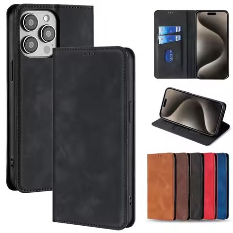 Wallet Magnetic Flip Cover PU Leather Cases For Tecno Spark GO 8C 2022 2023 2024 9 10 10C 20C Pop 2 