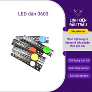 0603 LED stickers 0603 in all colors, 10 buffalo head components