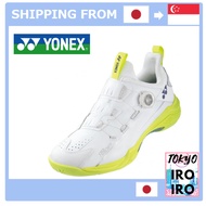 【Japan Quality】Yonex Power Cushion 88 Dial Badminton Shoes,  white/lime yellow