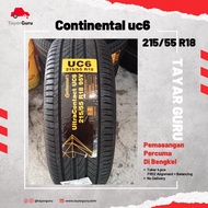 Continental uc6 215/55R18 Tayar Baru (Installation) 215 55 18 New Tyre Tire TayarGuru Pasang Kereta Wheel Rim Car