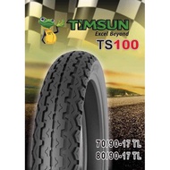 (TUBELESS)TIMSUN TS100 TAYAR TT100 BUNGA 70/90-17 80/90-17 HF134A