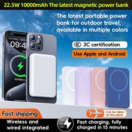 Mini power bank 3C lightweight and large capacity magnetic power bank 22.5W10000mAh fast charging Wi