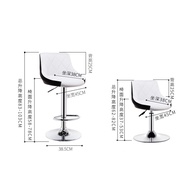 ST-🚢Chair Lift Bar Stool Modern Minimalist Bar Chair High Stool Home Bar Stool Bar Table and Chair Height Chair Backrest