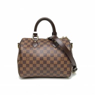 LOUIS VUITTON Speedy25配肩帶棕色棋盤格PVC2018