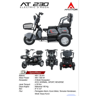 Motor Listrik Roda Tiga EXOTIC SIERRA & AT230 R3