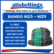 BANDO PANASONIC Washing Machine Belt - V Belt M20 M20.5 M21 M21.5 M22 M22.5 M23 M24 M25 M26 M27 M28 