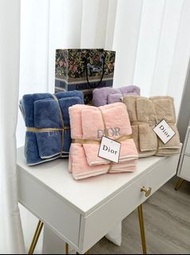 預訂-💕Christian Dior 浴巾毛巾💕