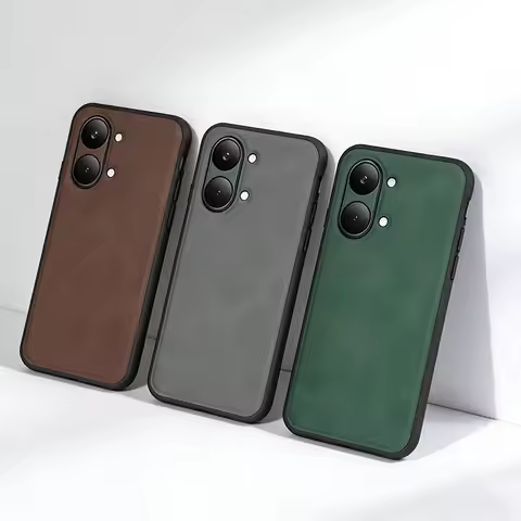 Matte Plain Leather Case For Poco X8 Pro Max x8 Pro M8 Pro POCO F8 Ultra F7 X7 Pro x6 Built-in Metal
