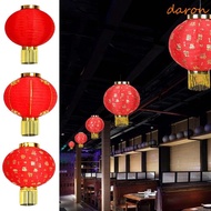 DARON Festive Lantern, Waterproof Chinese Chinese Lantern, Portable Handmade Round Red Traditional L