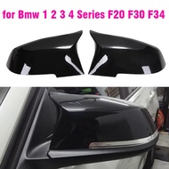 1Pair Side Rearview Wing Mirror Cover Caps For BMW 1 2 3 4 Series F20 F30 F31 F32 F34 F36 E84 2014 -