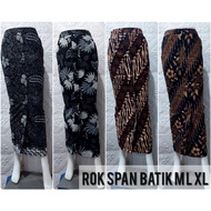 Span Skirt BATIK Pleated Pleated Pleated Size M L XL