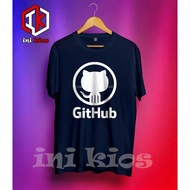 COOL!!! Cool men's GITHUB CAT GITHUB T-shirt Custom DISTRO NEWWanita