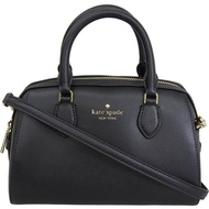 [KATE SPADE] MADISON Black Leather Small Portable Crossbody Boston Bag