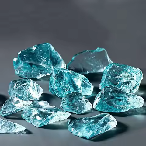 200g Natural Aquarium Decor Stone Rockery Landscaping Fish Tank Colorful Stone Fish Tank Decoration