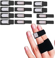 12 Pack Buddy Tape Finger Straps With Loop Buddy StrapsPadded No-Slip Hook and Loop Are A Washable a