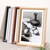 [48H Shipping] Picture frame, wall-mounted photo frame, framed display for desktop A3Wooden edge A4F