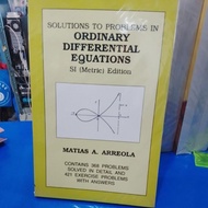 SOLUTION TO PROBLEM IN ORDINARY DIFFERENTIAL EQUATION SI Metric.Edition MATIAS A ARREOLA