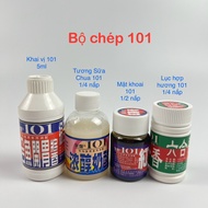 Combo Hương liệu câu chép 101 hiệu quả cao: Khai vị +Tương sữa thơm +Mật Khoai +Lục hợp hương 101
