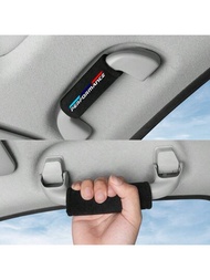 1個黑色絨毛汽車車頂門把手保護套,汽車扶手套套裝,適用於bmw 1 2 3 4 5系列x1 X2 X3 X4 X5 X6