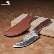 KNIFEZER Stainless Steel Meat Knife 4Cr13 Forged Butcher Knife - K09