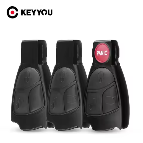 KEYYOU 2/3/4 Buttons Remote Key Fob Case Cover For Mercedes Benz B C E ML S CLK CL