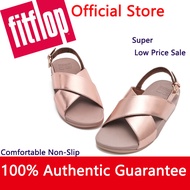 FitFlop Women's Leather Backstrap Slippers - Pink S1723