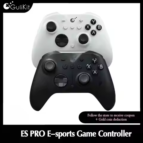 GuliKit ES Pro E-sports Bluetoth Controller,Wireless Gamepad with TMR Joystick for Nintendo Switch 1