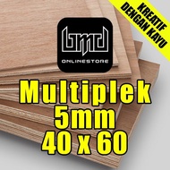 Triplek / Multiplek 5mm ( 40x60 )cm