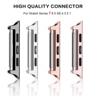 Connector Adapter for Apple Watch Series 7 45mm Band Connectors for Apple Watch Stainless Steel Watc