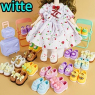 WITTE 2 Pairs Hero Dolls Boot Fashion Foot Length 2.2cm 6 Styles Long Knees Boots