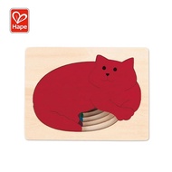 Hape E6514 George Luck  Five Cats Layers Wood Puzzle For Ages 3+ years