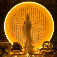 [2386Buddha Statue Background Light Backlight Buddha Shrine Backlight Light Buddha Hall Buddha Light