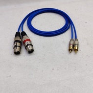 50cm-3meter rca To canon female mixer cable