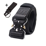 Army Tactical Belt Military Outdoor Climbing Training Nylon Metal Buckle Special Forces Police Hunti