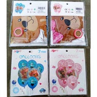 7in1 Birthday Party Latex Balloon/Ballon Hari Jadi/Balon belon Decorations