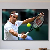 Roger Federer Shoot Canvas Print Tennis Wall Decor