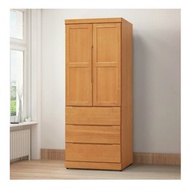 [特價]【MUNA 家居】2135型2.7X7尺衣櫥/衣櫃(共兩色)檜木色