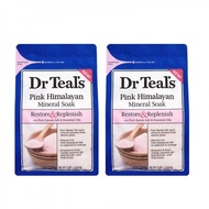 Dr. Tills Epsom Salt Bath 1.36kg x 2ea Pink Himalayan