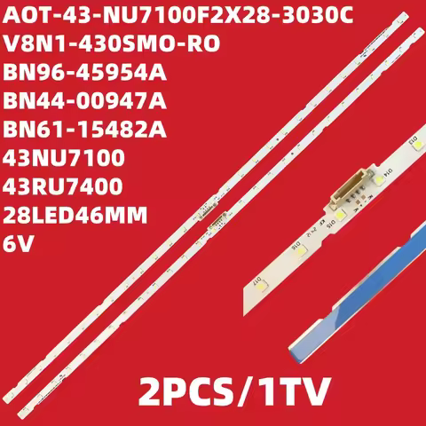 LED Backlight Strip For UE43NU7092U UE43NU7090U UE43NU7090S UE43NU7025K UE43NU7022K UE43NU7020W UE43