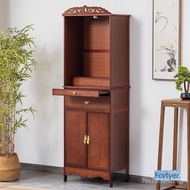 Entrance Cabinet Antique Carved with Door Altar Table Yunli New Chinese Style Altar Cabinet Incense 