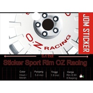 OZ racing sticker oz racing velk ring 8pcs